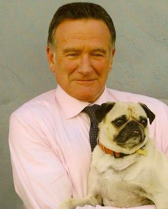 Robin Williams is szerette a mopszokat
